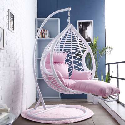 High quality Modern Egg shape outdoor furniture garden wicker Rattan Patio egg outdoor swings for adults