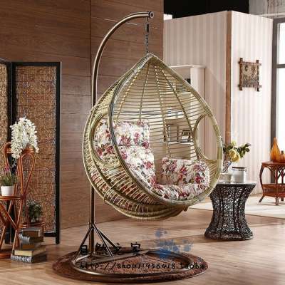 Modern Egg shape outdoor furniture garden wicker Rattan Patio Swings egg chair