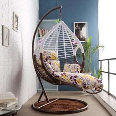 Modern Egg shape furniture garden wicker Rattan Patio Swings outdoor egg chair