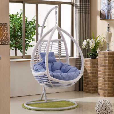 Modern Egg shape outdoor furniture garden wicker Rattan Patio egg chair hanging swing